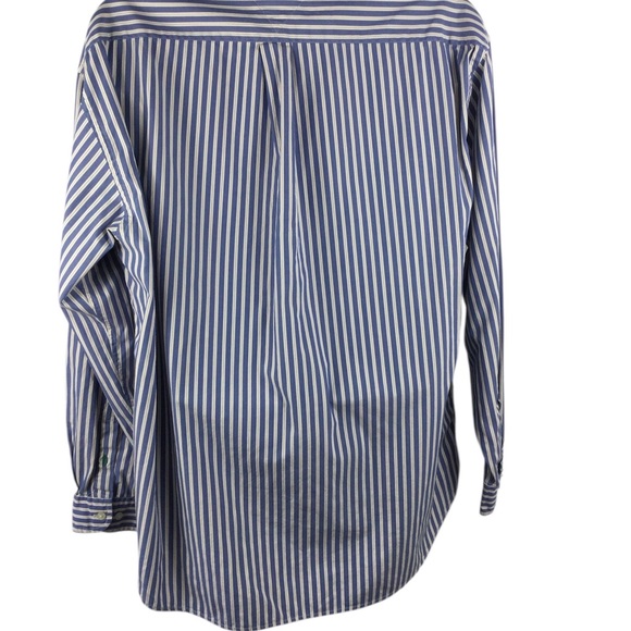 Tommy Hilfiger Navy and White Striped Shirt, Size XL - Picture 2 of 8